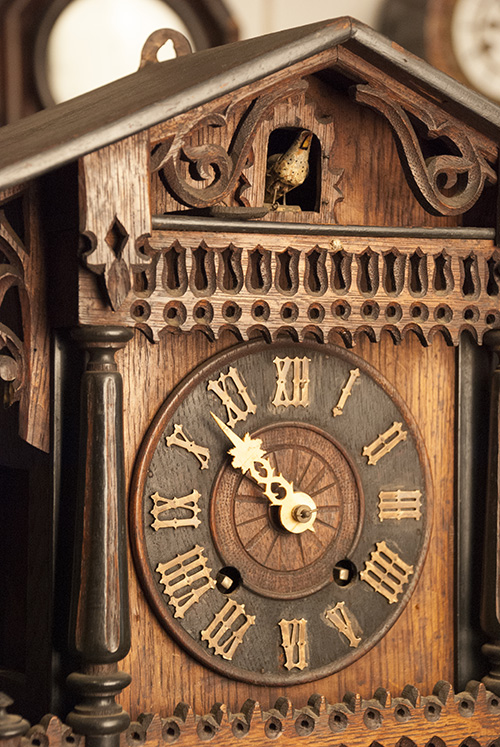 1900's German Shelf Cuckoo Clock JP Clocks