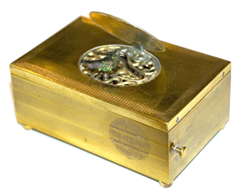 german brass bird box