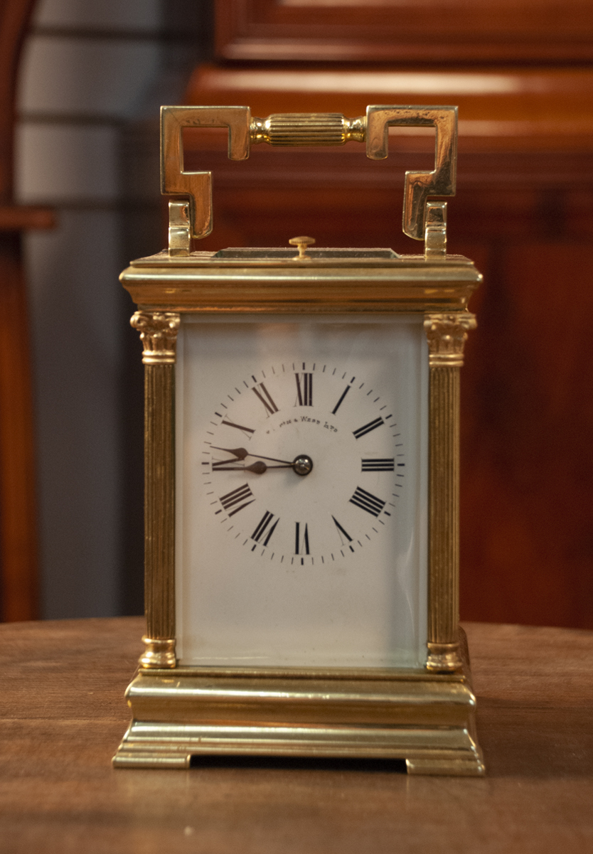 french repeater carriage clock 1900