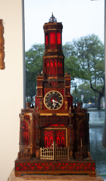 new orleans parquetry clock 1880