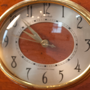 art deco electric clock from 1920 details