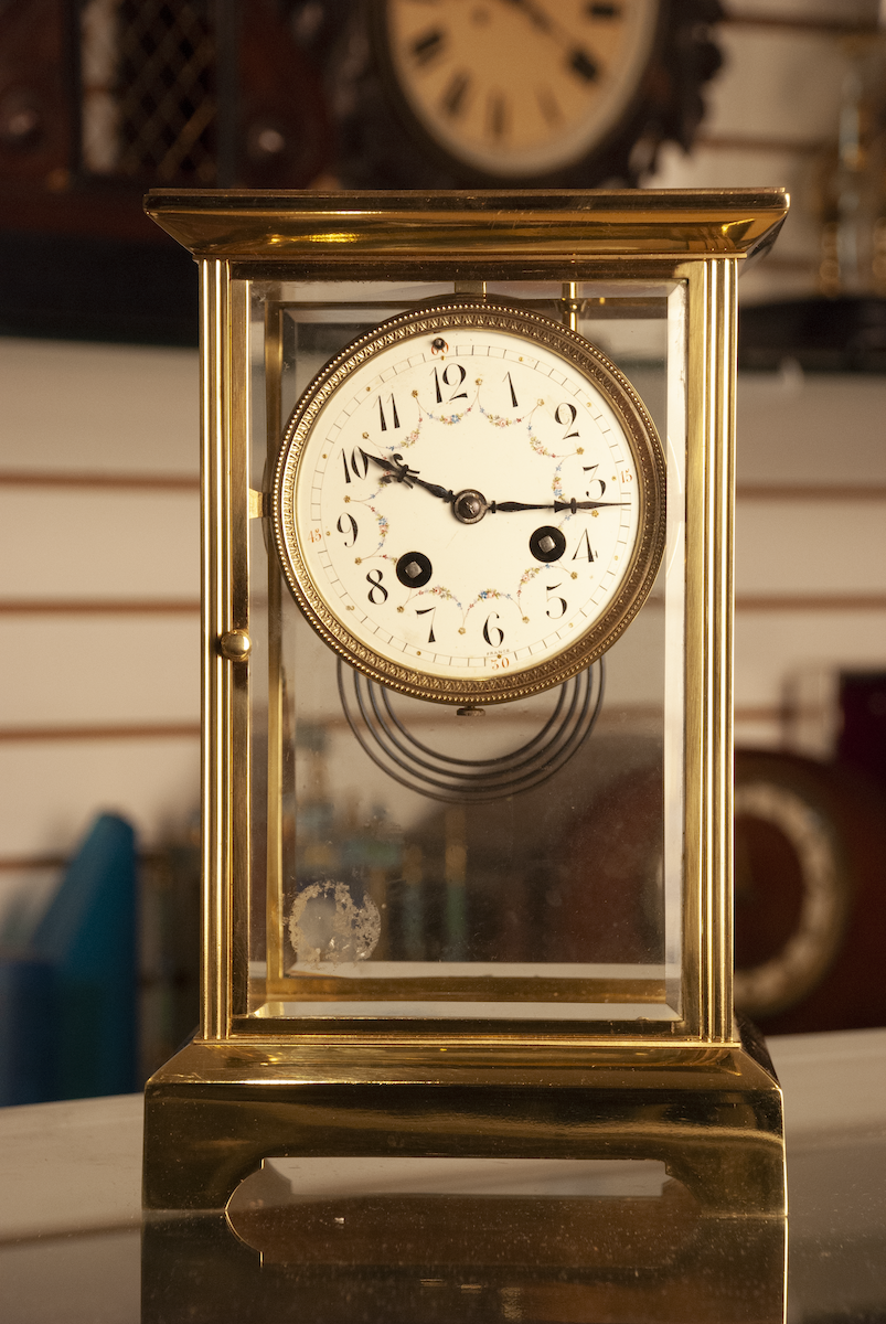 crystal regulator clock from 1900s