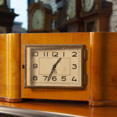 danish art deco eight day clock