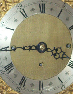 english bracket clock details