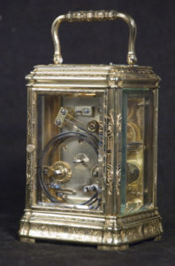 french carriage clock details