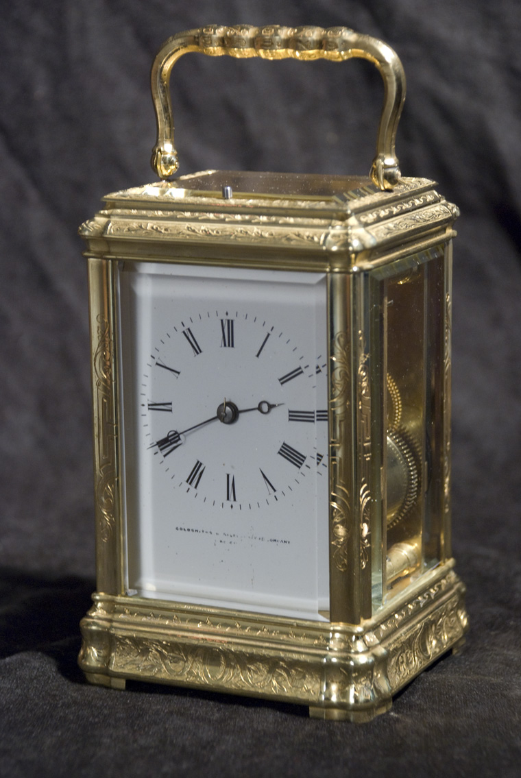 french carriage clock details