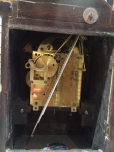 german junhans chime clock from 1890s details