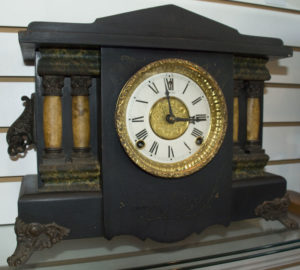 sessions mantle clock details